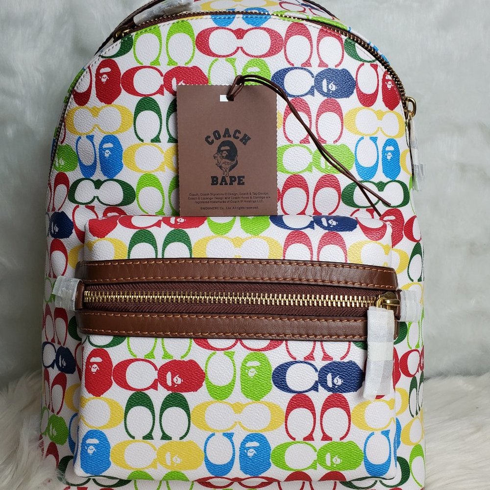 Coach x BAPE Limited Edition Academy Backpack - Picture 1 of 7